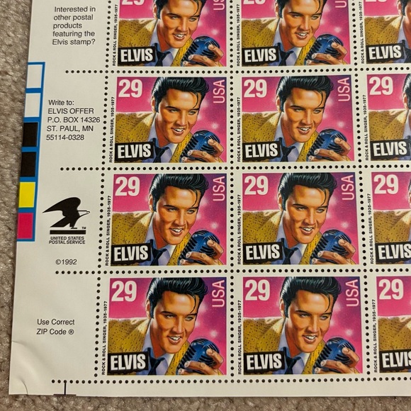 Elvis Presley Collectors Stamps - Picture 2 of 3